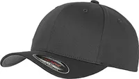 Urban Classics Flexfit Wooly Combed Cap Herren Basecap Einfarbig, Größe: S/M; Farbe: Darkgrey