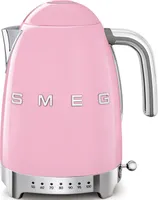 SMEG KLF04PKEU - 1,7 l - 2400 W - Pink - Kunststoff - Edelstahl - Regelbare Temperatur - Wasserstandsanzeige