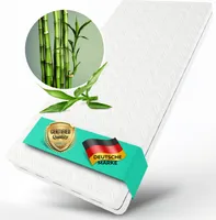 Alavya Home® Kindermatratze 140x70 cm mit Naturmaterial Bambus Bezug für Babybett ohne Spannbettlaken I Babymatratze 70x140 cm I Matratze für Kleinkinder I Babymatratzen Kaltschaummatratze