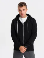 Ombre Clothing Sweatshirt mit Reißverschluss für Männer Parzilhwch schwarz XL