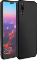 Silikonowy pokrowiec ochronny na telefon Huawei P20 czarny matowy pokrowiec na telefon komórkowy