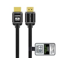 KRONOTON Premium 8K/4K HDMI 2.1 Kabel, Länge 1,5m mit HDMI Zertifikat für höchste Qualität, kompatibel mit Soundbar, TV, PS5, Xbox, Heimkino, HDSX