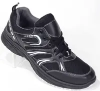 Damen Herren Sneakers Skaterschuhe Sportschuhe Outdoor Jogging Freizeit Lauf Schuhe Klett Verschluss RX115 Farbe: Schwarz EU-Schuhgröße: 44