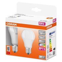 Osram LED Leuchtmittel Retrofit A60 E27 9,7W warmweiß, dimmbar, weiß matt