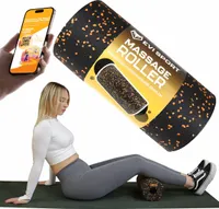 Roller wałek do masażu rehabilitacyjnego fitness crossfit + ebook, gładki