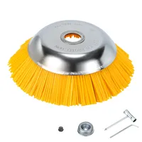 Yakimz Unkrautbürste Nylon 25,4x200mm Freischneideraufsatz Nylonbürste Für Stihl Motorsense Freischneider