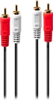 LINDY Audiokabel Stereo 2xRCA/2xRCA M/M 5m