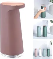 Seifenspender Automatisch,450ml Berührungsloser Schaumseifenspender,IPX4 automatische seifenspender mit Sensor,Rosa