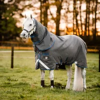Horseware Rhino Plus HexStop 0g, Größe:125 cm / 5'9, Farbe:Grey/Indigo & Navy