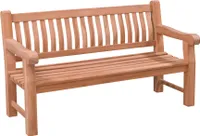 XXL 6-Sitzer Gartenbank PATRICK 250 cm Sitzbank Bank Gartenmöbel Garten Teakholz