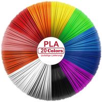 3D Stift Filament PLA, 20 Farben, je 5M – 3D Pen PLA Filament 1,75mm, 3D Stift Farben Set