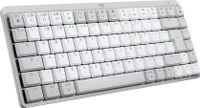 Klawiatura Logitech MX Mechanical Mini dla komputerów Mac Minimalistyczna bezprzewodowa podświetlana klawiatura – PALE SZARY – US INT'L – EMEA
