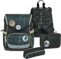 Belmil Compact Plus Premium Schulranzen Set 5-teilig 'Grey Stone'