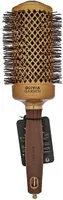 Olivia Garden Expert Blowout Shine Round Brush Wavy Bristles Gold & Brown 55 mm Haarbürste