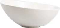 HOMLA FAMELIO schräge Schale weiß 23 cm