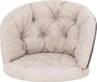 HOBBYGARDEN Sitzkissen Kissen für Rattansessel Bankkissen Schaukel Gartenkissen Schaukelauflagen Liegekissen Kissen Ruheplatz, 60 x 50 cm, Beige