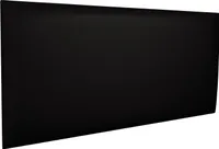 Polsterpaneel Wandkissen Wandpolster Bettkopfteil Wandpaneel Schlafzimmer | 60 x 30 cm | Schwarz