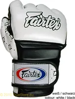Fairtex MMA Handschuhe Super Sparring (FGV17),Farbe Weiß/Schwarz Größe L