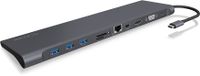 RAIDSONIC ICY BOX DockingStation, USB Type-C mit dreifacher Videoausgabe