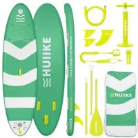 Stand Up Paddling Board Hochwertigem Zubehör – HUIIKE | Sup Board Aufblasbar Grün, Stand Up Paddle Board