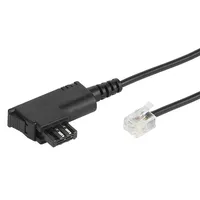 Anschlusskabel für Modem, TAE-N-Stecker auf RJ11-Stecker 4p2c, 10m (45