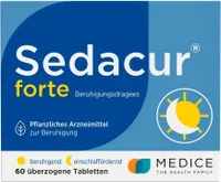 Sedacur forte sedatívne pastilky, 60 tabliet