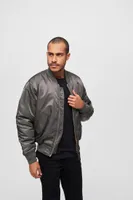 Bunda Brandit MA1 Bomber Jacket charcoal - L