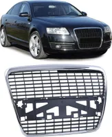 Mriežka chladiča športová čierna pre Audi A6 C6 4F od 2004-2008