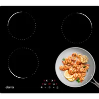 CIARRA Einbau Induktionskochfeld 60 cm Kochfelder 4 Zonen Timer 6000W VM4BIH-C