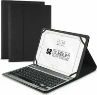 Subblim Keytab Pro Bluetooth 10.1´´ Tablet-tastatur-hülle Schwarz  Schwarz One Size