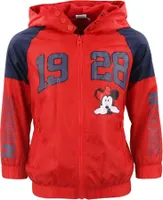 Disney Minnie Mouse Kinder Regenjacke Jacke mit Kapuze gefüttert – Rot / 128