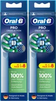 Oral-B Pro Cross Action Ersatz-Bürstenköpfe 8stk. - Zahnbürste (2er Pack)