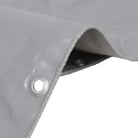 plachta vidaXL 650 g/m² 1,5 x 20 m šedá