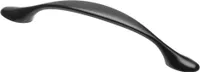 Möbelgriff Schubladengriff Mod. Kairo Designgriff Türgriff 128mm Schwarz
