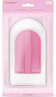 GoodBake Fondant-Glätter „2-in-1“ , 2 Größen + Kantenglätter, Torten & Gebäck