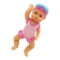1 Stück Schwimmende Puppe Badepuppe für Baby lernen schwimmen Spielzeug 