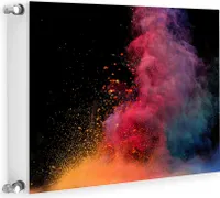 Magnet Heizkörperverkleidung Heizkörperabdeckung 60 x 60cm Art Schwarz
