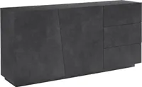 Sideboard Kommode Beistellschrank Anrichte Highboard Schrank "Viterbo III" Schiefer Nachbildung