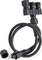 CLGarden IP44 Niedervolt 3-fach Verteiler von CLGarden plug&light Stecksystem LED 12V 3er Mehrfachstecker