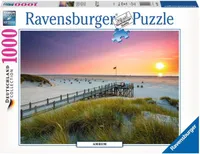 Puzzle 1000 elemetów Zachód słońca w Amrum