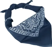 MIL-TEC® Halstuch Westernhalstuch Bandana Kopftuch Paisley Blau