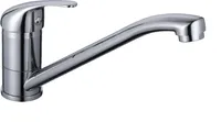 SCHÜTTE Küchenarmatur ATHOS, 360° schwenkbarer Wasserhahn Küche, Mischbatterie Küche, Spültischarmatur in Chrom