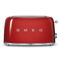 SMEG 4-Scheiben Toaster Rot TSF02RDEU
