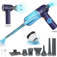 Akku Handstaubsauger,  Autostaubsauger, Leicht Mini Staubsauger, 9000Pa, Staubsauger & Haartrockner mit Multizubehör, für Auto, Haus, Büro Genutzt