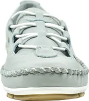 Gemini 003115-01 Damen Ballerina Slipper Mokassins Leder, Größe:41 EU, Farbe:Blau