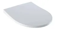 Ramm Toilettensitz kompatibel mit Geberit/Kermag Renova Nr 1, WC Sitz aus antibakteriellem Duroplast, Toilettendeckel mit Absenkautomatik Soft Close