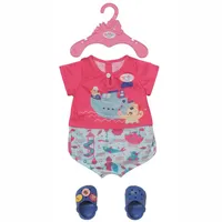 ZAPF 830628 BABY born Bath Pyjamas & Clogs 43 cm