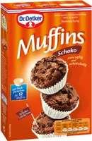Dr. Oetker Muffins Chocolate Extra vlhké a s čokoládovými lupienkami 335g