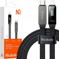 Mcdodo Nabíječka Usb-C Lightning Rychlonabíjecí Kabel Pro Iphone 1M Led