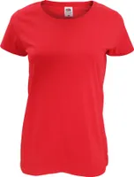 Fruit of the Loom - T-Shirt für Damen kurzärmlig RW4724 (S) (Rot)